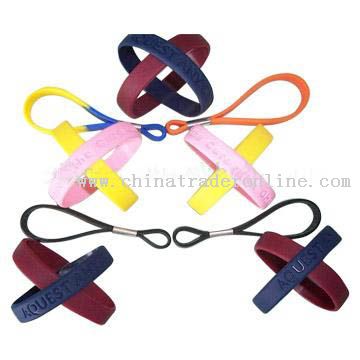 double silicone bracelet
