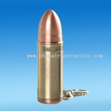 Bullet Shape Portable Ashtray with keychain