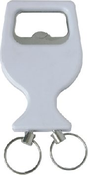 Bottle opener with key chain
