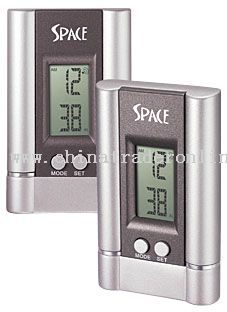 Vertical Display LCD Function Alarm Clock