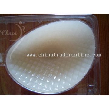 Backless and Strapless breast-enhancing silicone bra