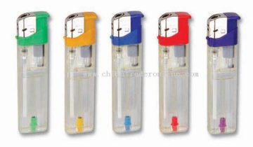 Transparent Gas Tank,Colorful base electronic lighters