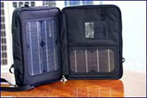 solar notebook charger bag