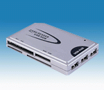USB 2.0 12-1 CARD READER WITH 3PORT HUB