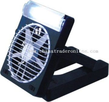 Mini Fan with 12 LED Lights