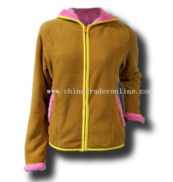Ladies Compounded Polar Fleece Sweat shirts