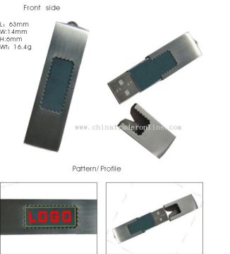 Stainless steel USB Flash disk drive