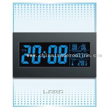 Sound-stimulated LCD Clock