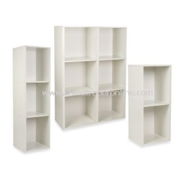 Way Basics Eco Friendly Tool-Free Bookcase and Storage - White