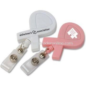 Awareness Ribbon Retractable Badge Holder