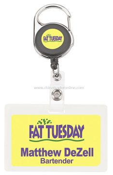 Carabiner Badge Holder