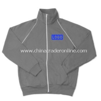 Fleece Jacket - American Apparel Unisex Track , Cotton