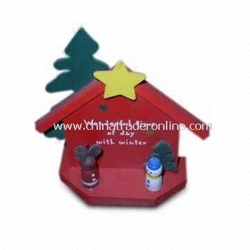 Christmas Crafts, Made of Wood, Customized Designs are Accepted