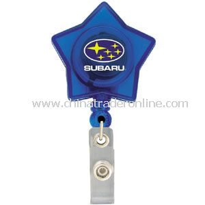 Star Shape Retractable Badge