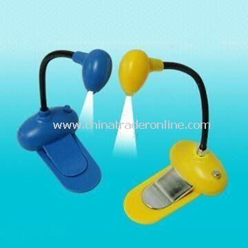 Mini-sized LED Book Light, Powered by Button Battery, Different Colors are Available