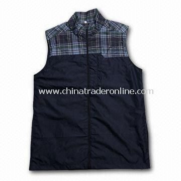 Golf Jacket, Various Sizes are Available, Made of 100% Polyester Fabric
