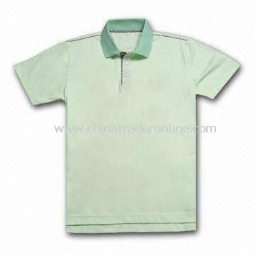 Golf Polo Shirt, Made of Cotton or Polyester Material