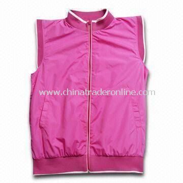 Golf Wind Rain Jacket, OEM Orders Welcomed, Made of Coated Nylon Material