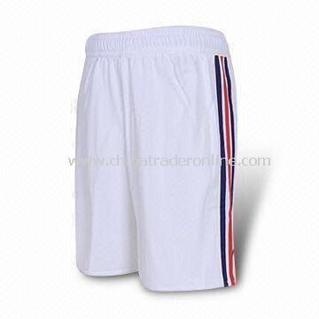 Athletic Shorts, Made of 100% Polyester, Different Colors and Styles are Available