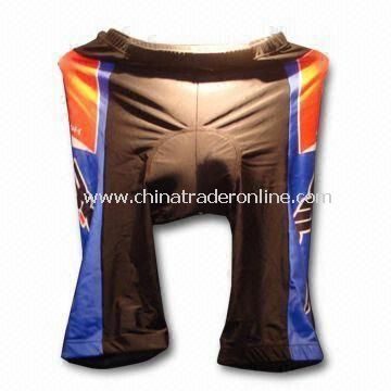 Cycling Short, Made of 82% Nylon and 18% Spandex, Available in Various Size and Color