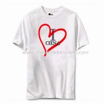 100% Cotton T-shirt, Available in Various Sizes, Suitable for Men