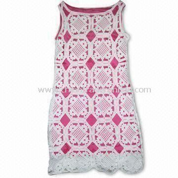 Machinemade Crochet Womens Sleeveless Sweater, Different Colors and Sizes are Available