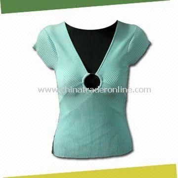 Womens V-neck Knit Wear