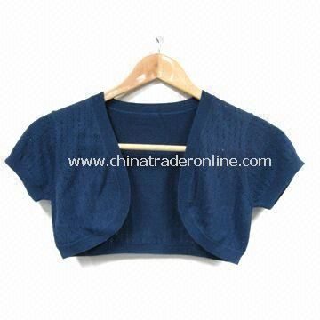 Childrens Knitted Sweater, Made of 60% Rayon and 40% Cotton, Customized Colors are Welcome
