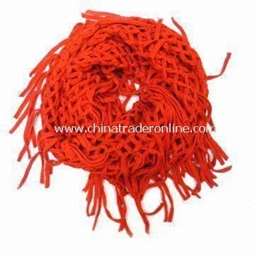 Knitted Acrylic Shawl, Available in Various Designs, Comfortable to Wear