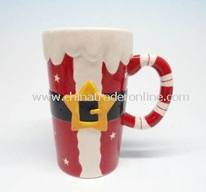 Daily Use Ceramic Christmas Santa Mug, Cup