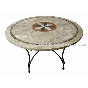 Travertine Stone Round Table
