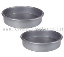 Technique Set of 2 Nonstick Round Cake Pans
