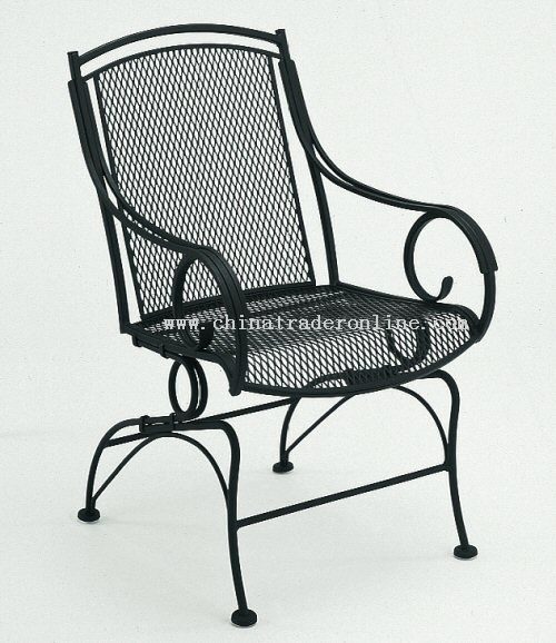 wrought iron chair