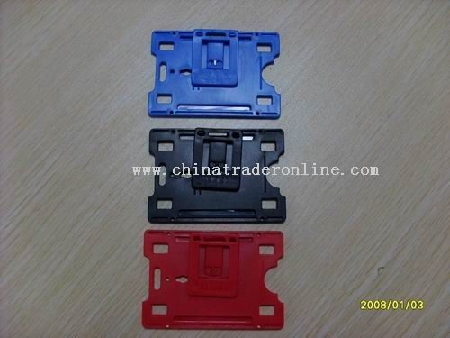 Plastic Injection Identification Badge Holder