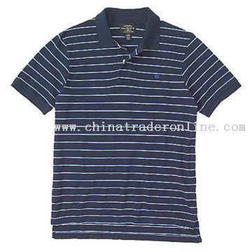 100% cotton pique mens polo shirt