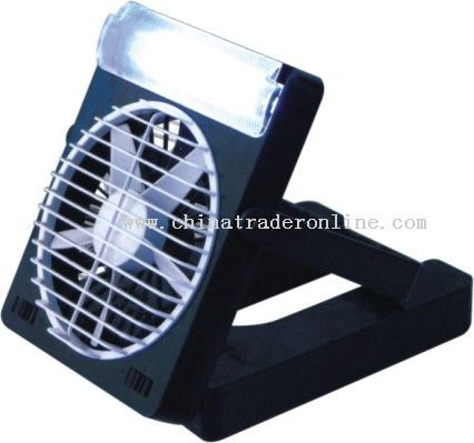 Mini Fan with 12 LED Lights