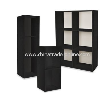 Way Basics Eco Friendly Tool-Free Bookcase and Storage - Black