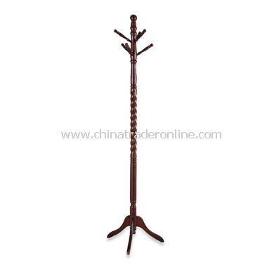 Heirloom Cherry Finish Coat Rack