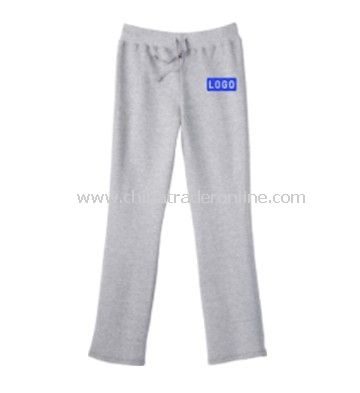 Ladies Fleece Pants, Light Steel