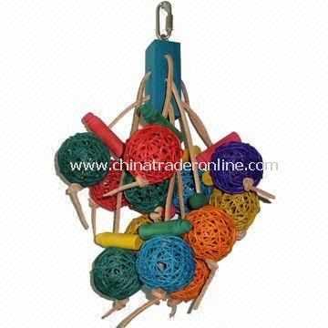 Chewable Parrot Toy, Christmas Gift for Bird, Food Colorings are Used