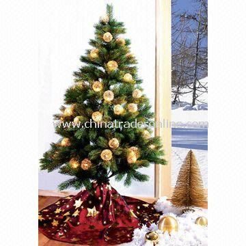 Christmas Tree Design Cloth/Fabric with 1.5cm Hem Sewing