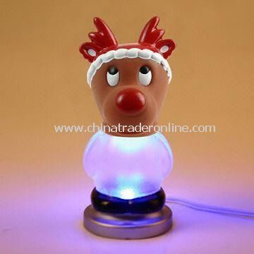 Christmas Gift Elk Design USB Light with 7 LED Colors