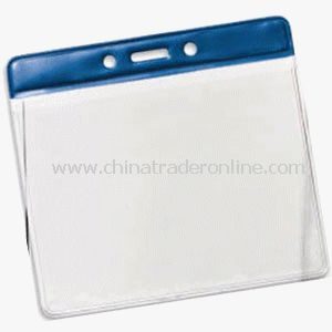 Horizontal Jumbo Color Coded Badge Holders