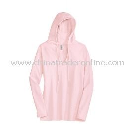 District Threads Junior Ladies Slub V-Neck Hoodie