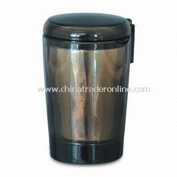 Crystal Ashtray with Blue LED, Available in Transparent Black Color