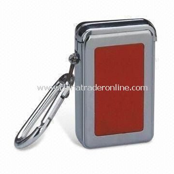 Portable Ashtrays, Made of Zinc-alloy, Measures 6.5 x 3.9 x 1.5cm