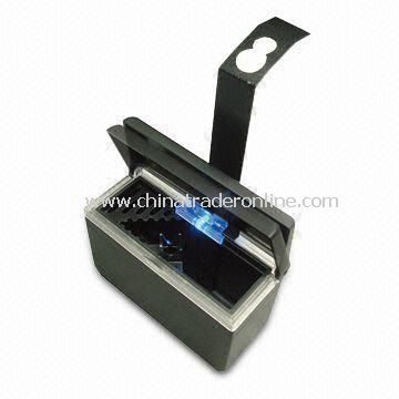Shining Door Side Ashtray, Can Hold 30 to 40 Cigarettes