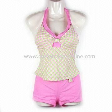 Two-Piece Swimwear Set, Made of Polyamide and Spandex