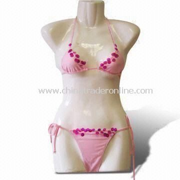 Bikini, Made of 80% Nylon and 20% Lycra, Suitable for Ladies Swimwear