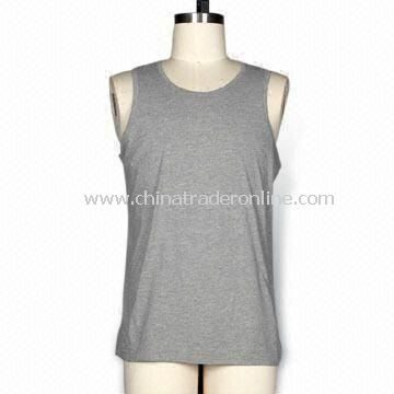 Basic T-shirt, Made of Cotton Jersey, Available in Various Colors, Suitable for Men